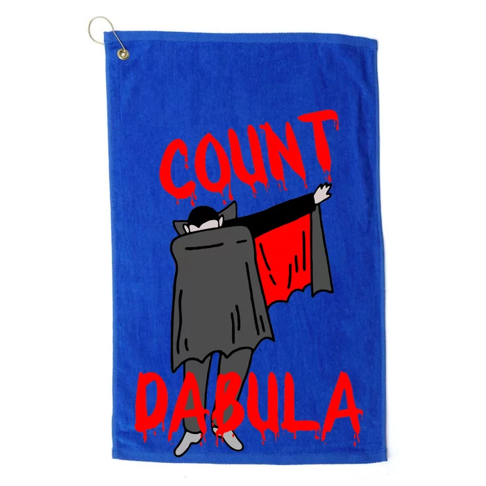 Count Dabula Dabbing Vampire Halloween Platinum Collection Golf Towel