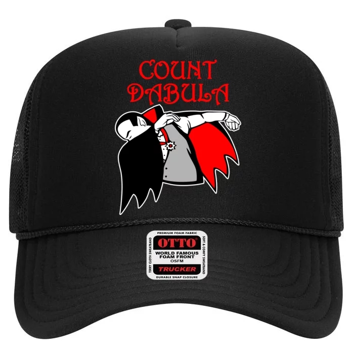 Count Dabula Halloween High Crown Mesh Trucker Hat