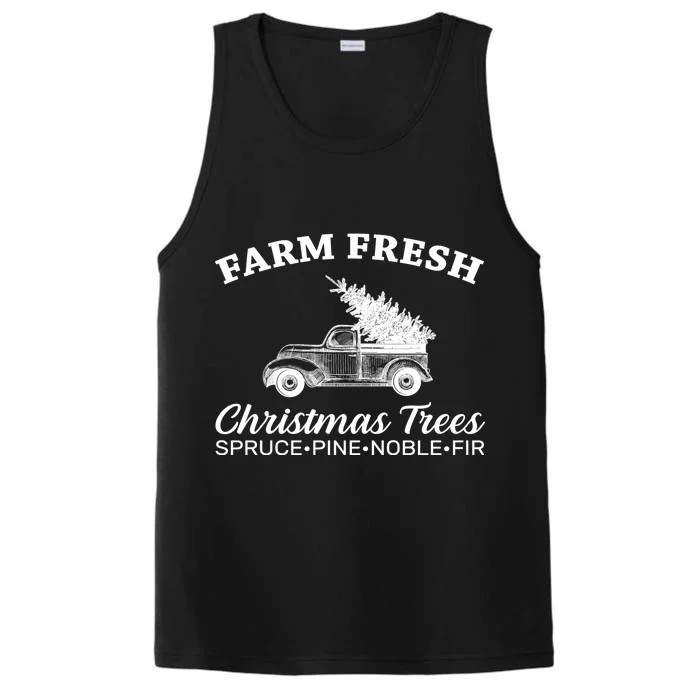 Country Farm Fresh Christmas Trees Performance Tank