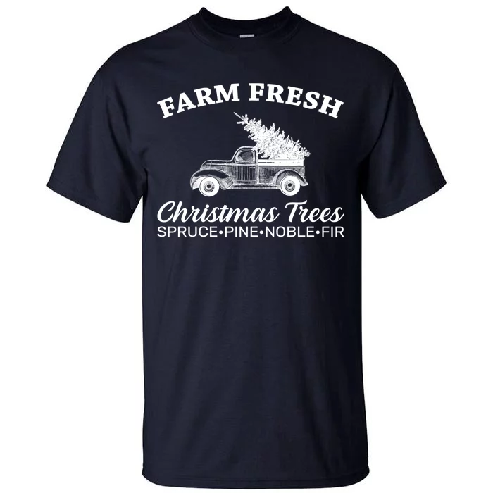 Country Farm Fresh Christmas Trees Tall T-Shirt