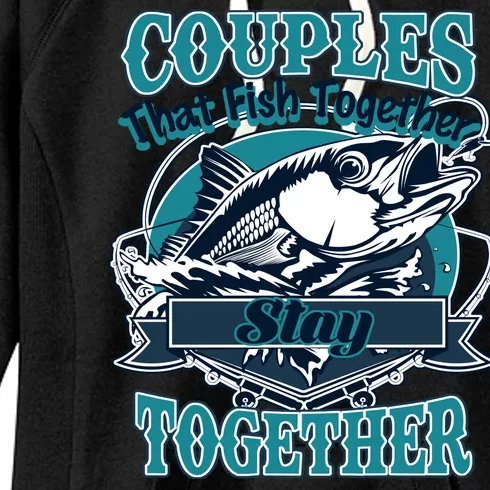 Couples The Fish Together Stay Together Women's Fleece Hoodie