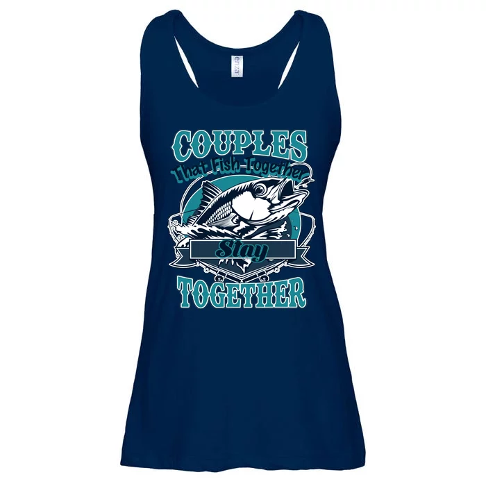 Couples The Fish Together Stay Together Ladies Essential Flowy Tank