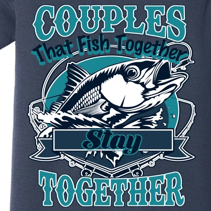 Couples The Fish Together Stay Together Baby Bodysuit