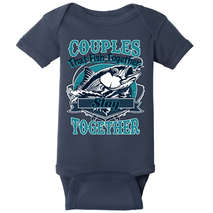 Couples The Fish Together Stay Together Baby Bodysuit