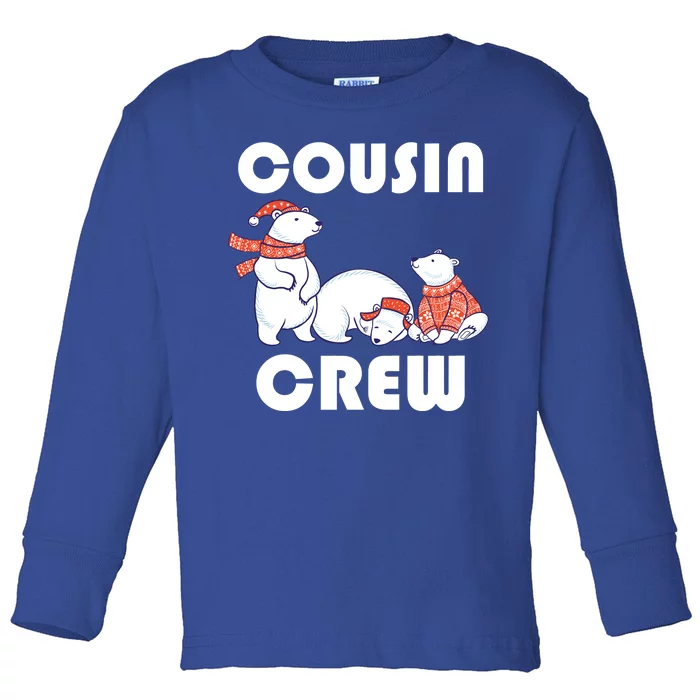 Cousin Crew Cute Polar Bears Toddler Long Sleeve Shirt