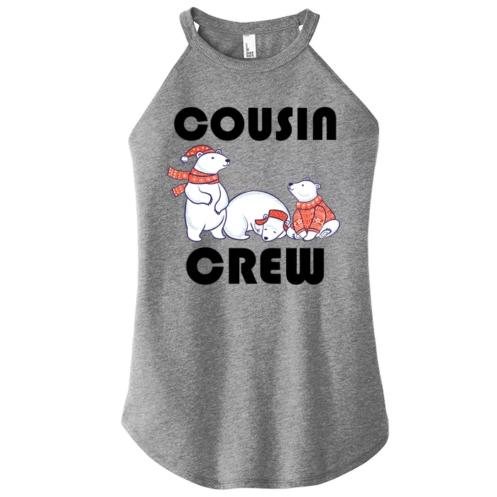 Cousin Crew Cute Polar Bears Women’s Perfect Tri Rocker Tank