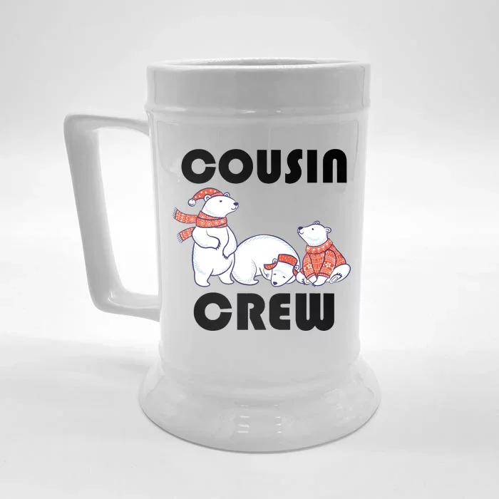 Cousin Crew Cute Polar Bears Front & Back Beer Stein