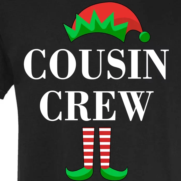 Cousin Crew Elf Family Matching Christmas Garment-Dyed Heavyweight T-Shirt