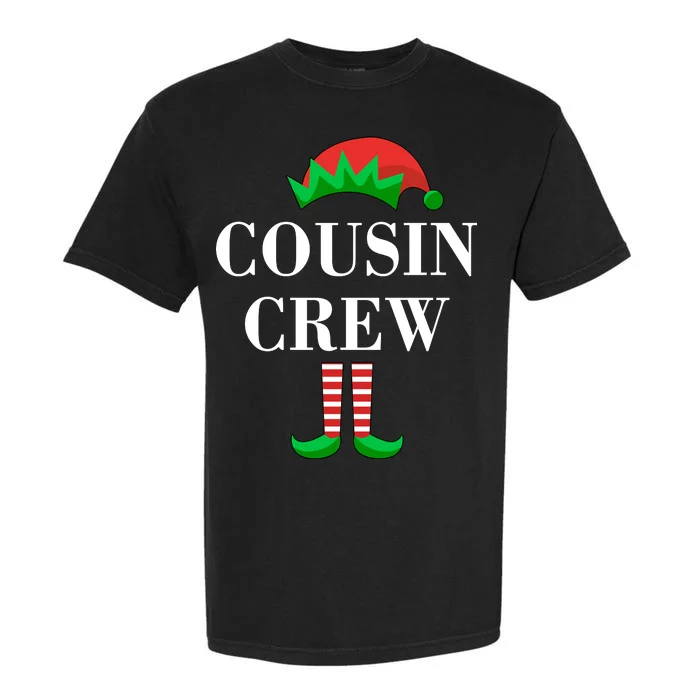 Cousin Crew Elf Family Matching Christmas Garment-Dyed Heavyweight T-Shirt