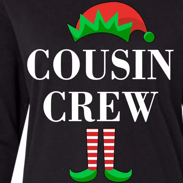 Cousin Crew Elf Family Matching Christmas Womens Cotton Relaxed Long Sleeve T-Shirt