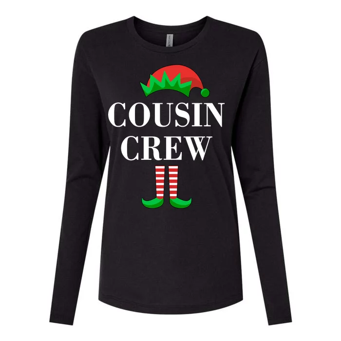 Cousin Crew Elf Family Matching Christmas Womens Cotton Relaxed Long Sleeve T-Shirt