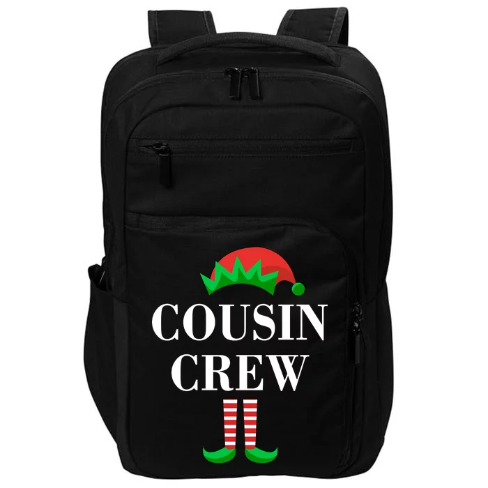 Cousin Crew Elf Family Matching Christmas Impact Tech Backpack