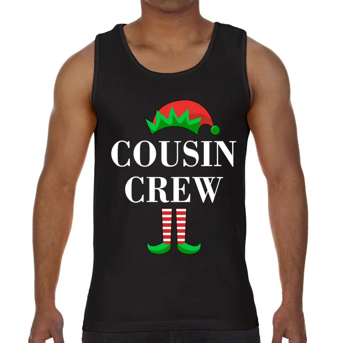 Cousin Crew Elf Family Matching Christmas Comfort Colors® Tank Top