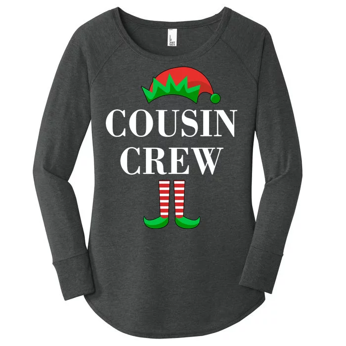 Cousin Crew Elf Family Matching Christmas Women's Perfect Tri Tunic Long Sleeve Shirt