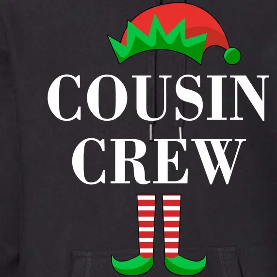 Cousin Crew Elf Family Matching Christmas Premium Hoodie