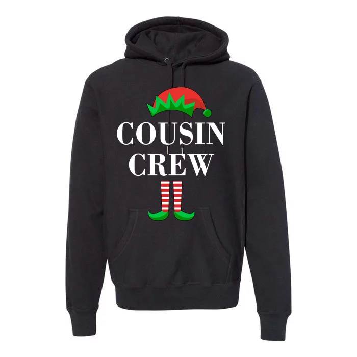 Cousin Crew Elf Family Matching Christmas Premium Hoodie