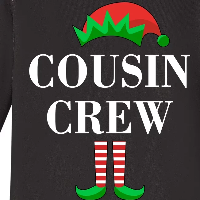 Cousin Crew Elf Family Matching Christmas Baby Long Sleeve Bodysuit