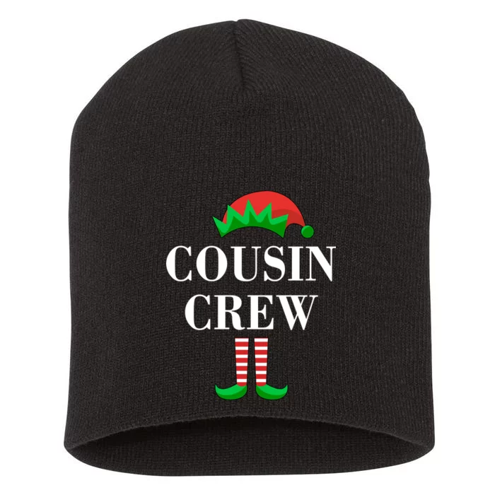 Cousin Crew Elf Family Matching Christmas Short Acrylic Beanie