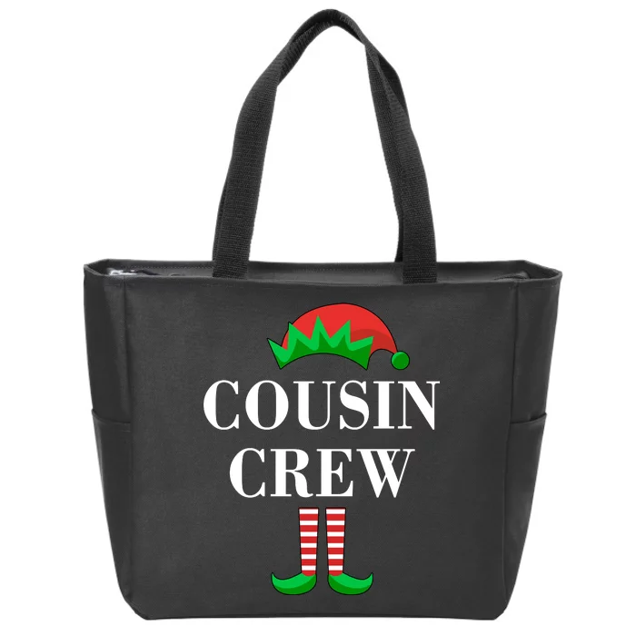 Cousin Crew Elf Family Matching Christmas Zip Tote Bag