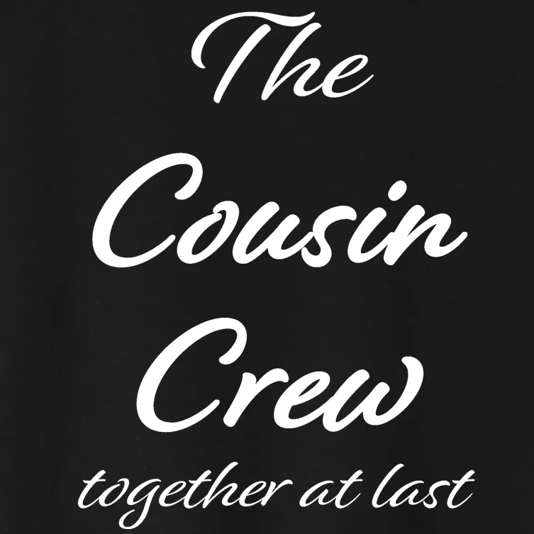 Cousin Crew Together At Last Women's Crop Top Tee