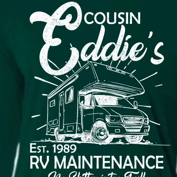 Cousin Eddie's RV Maintenance No Shitter Is Too Full Cooling Performance Long Sleeve Crew