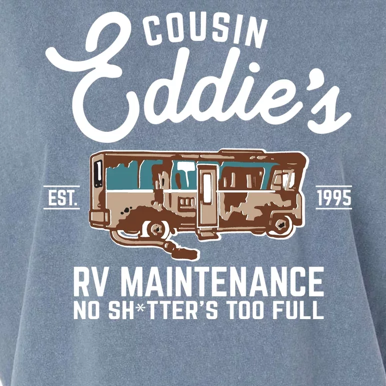 Cousin Eddie's RV Maintenance Shitters Too Full Garment-Dyed Women's Muscle Tee