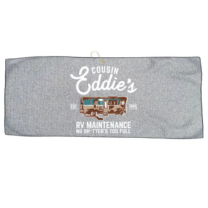 Cousin Eddie's RV Maintenance Shitters Too Full Large Microfiber Waffle Golf Towel