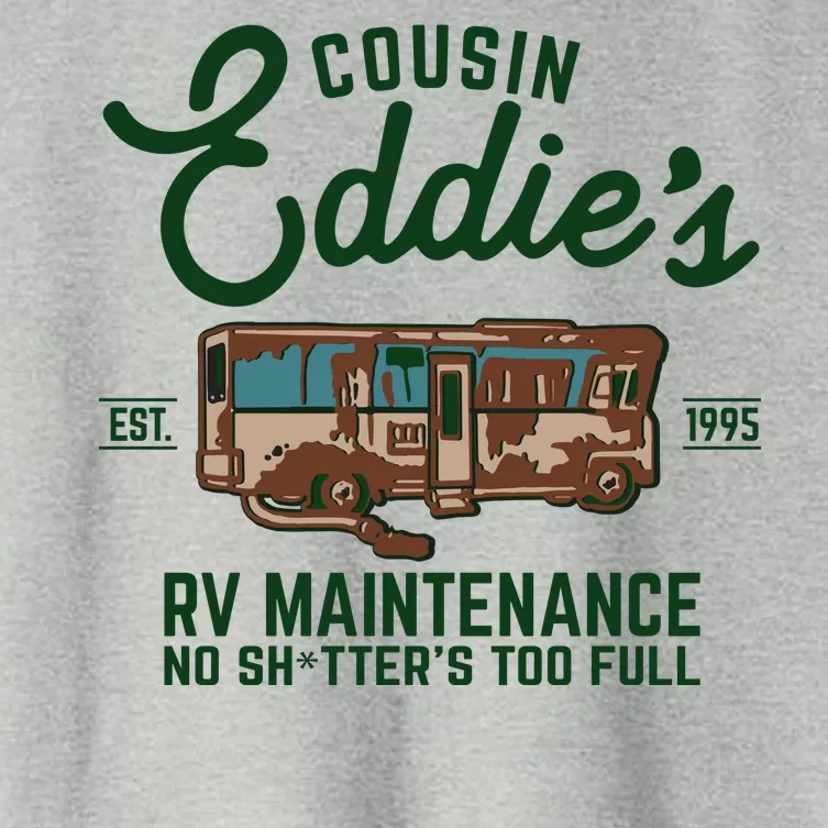 Cousin Eddie's RV Maintenance Shitters Too Full Women's Crop Top Tee