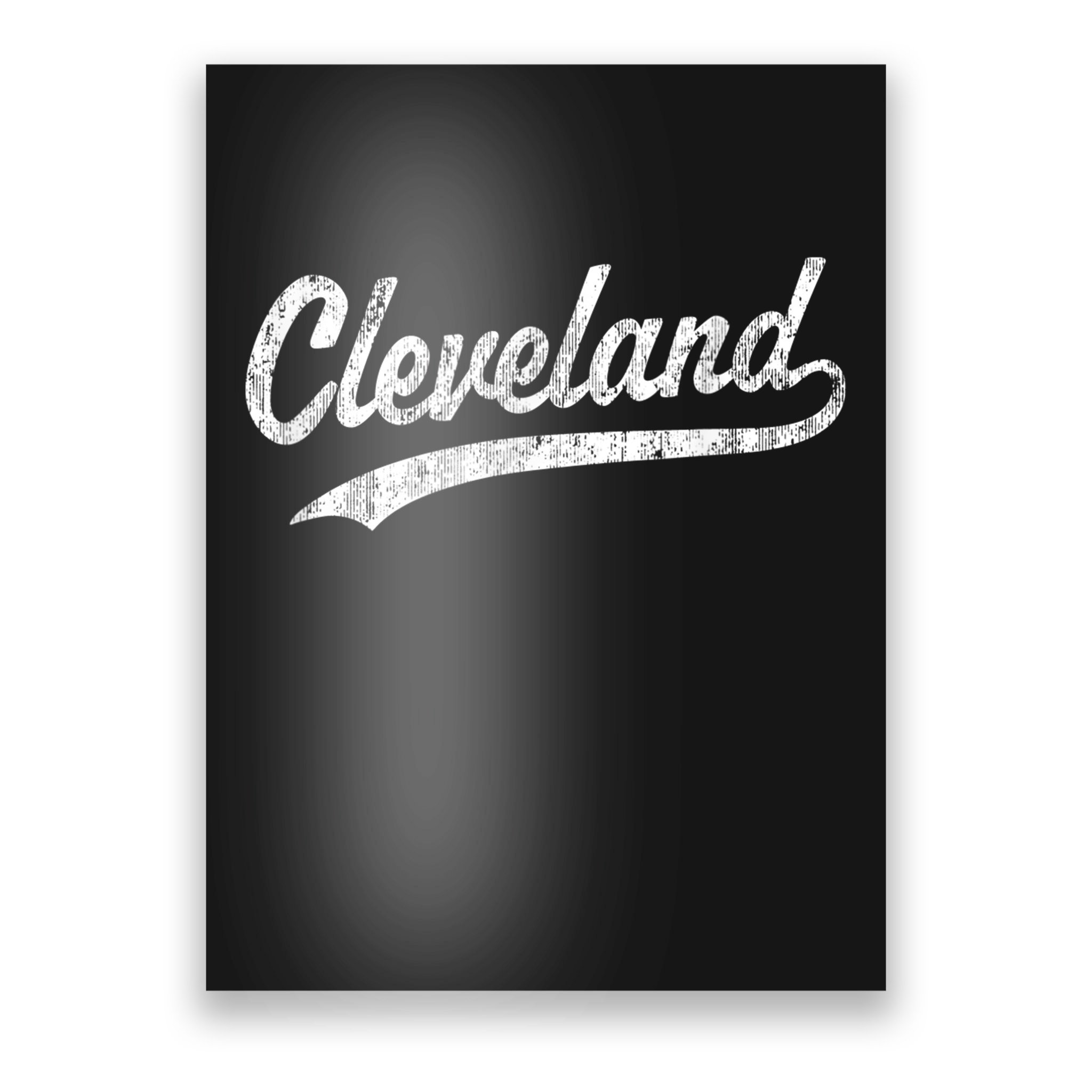 Cleveland Baseball Cropped Vintage T shirt