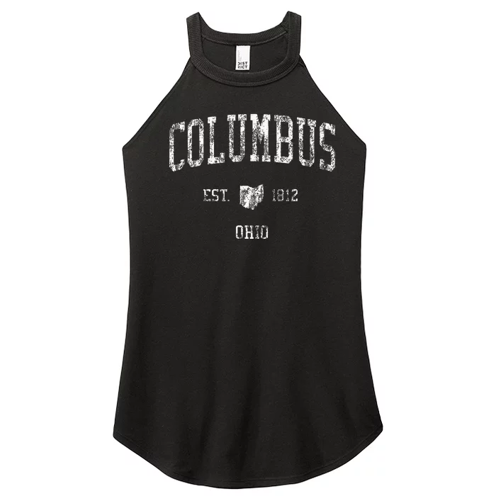 Columbus Ohio Vintage Sports Columbus Oh Women’s Perfect Tri Rocker Tank