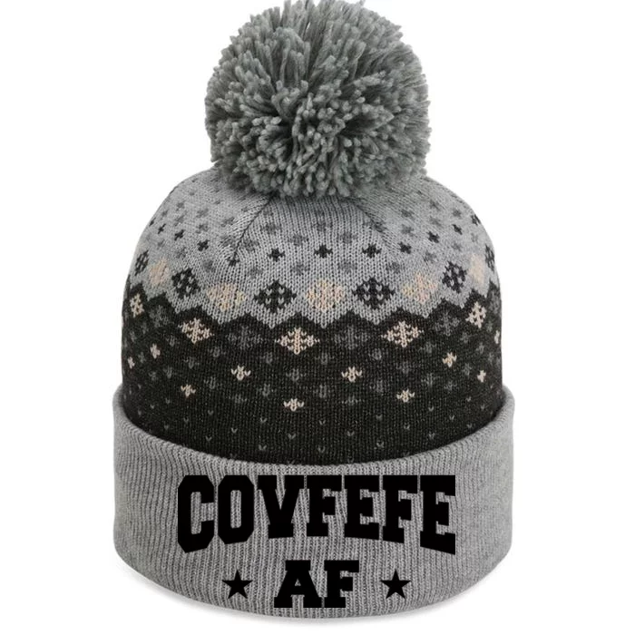 Covfefe AF Stars The Baniff Cuffed Pom Beanie