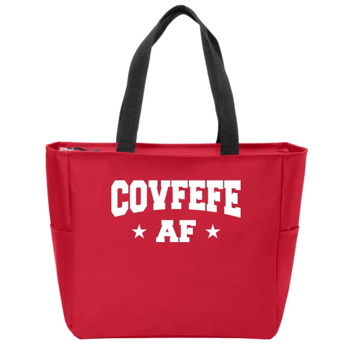 Covfefe AF Stars Zip Tote Bag