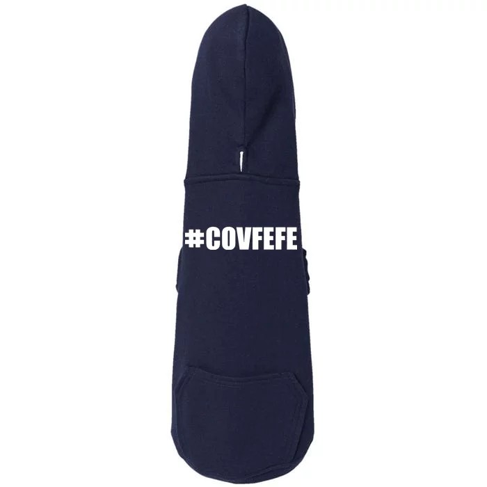 Covfefe #COVFEFE Hashtag Doggie 3-End Fleece Hoodie