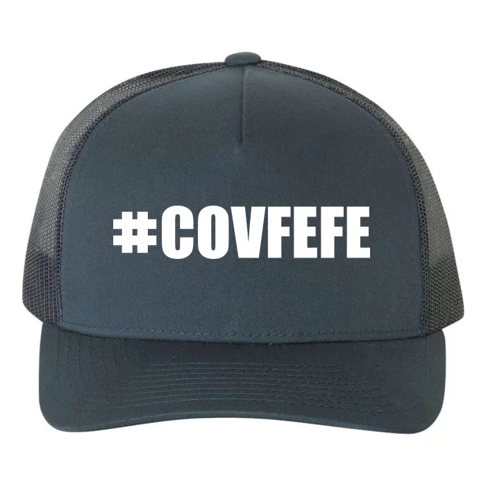 Covfefe #COVFEFE Hashtag Yupoong Adult 5-Panel Trucker Hat