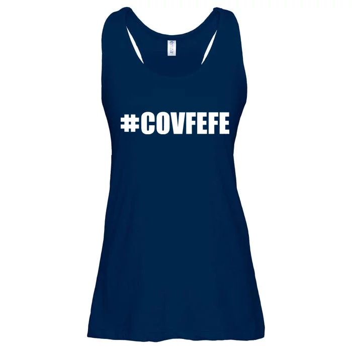 Covfefe #COVFEFE Hashtag Ladies Essential Flowy Tank