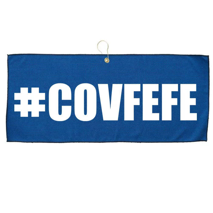 Covfefe #COVFEFE Hashtag Large Microfiber Waffle Golf Towel