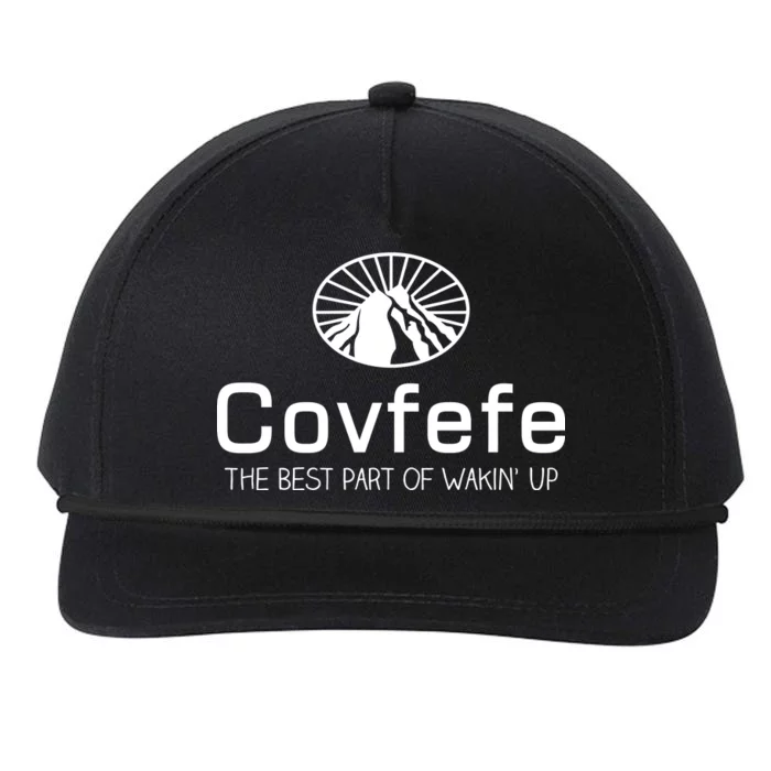 Covfefe The Best Part of Wakin' Up Parody Snapback Five-Panel Rope Hat