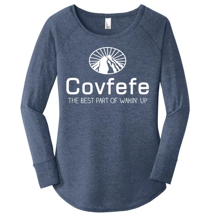 Covfefe The Best Part of Wakin' Up Parody Women's Perfect Tri Tunic Long Sleeve Shirt