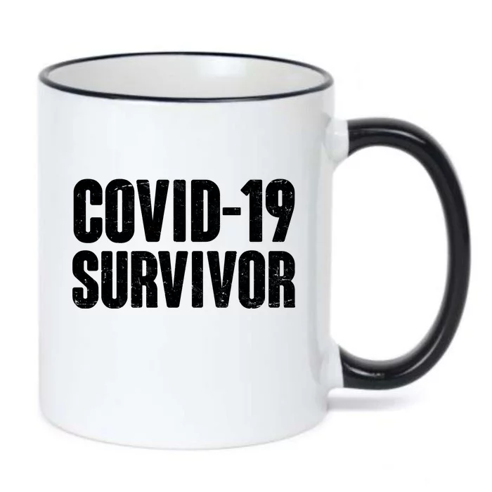 Covid-19 Survivor Black Color Changing Mug