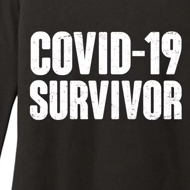 Covid-19 Survivor Womens CVC Long Sleeve Shirt