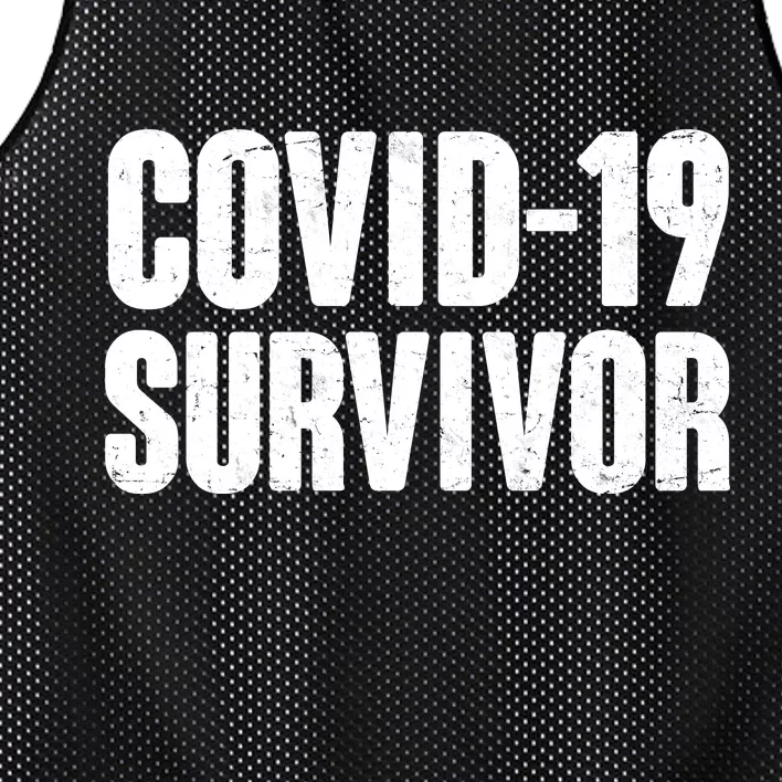 Covid-19 Survivor Mesh Reversible Basketball Jersey Tank