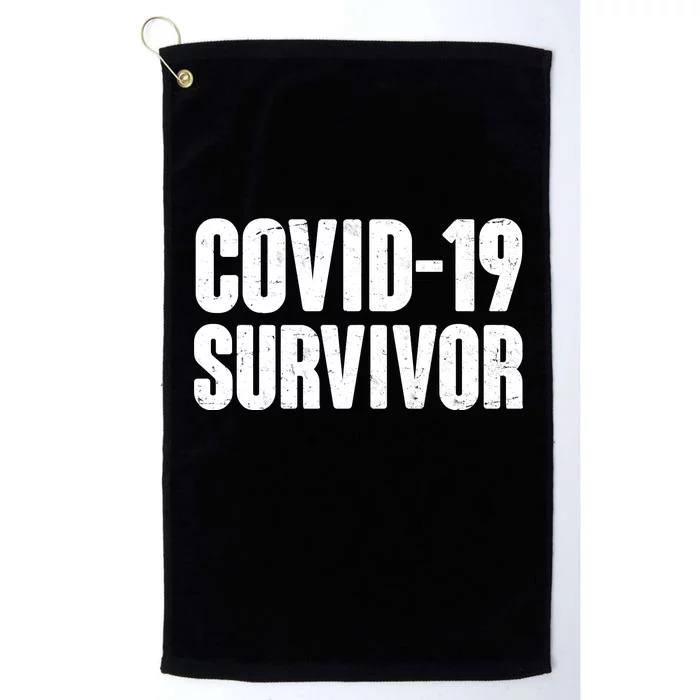 Covid-19 Survivor Platinum Collection Golf Towel