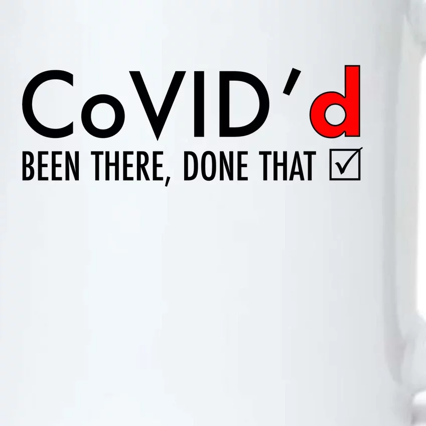 CoVID'd Been There Done That Black Color Changing Mug