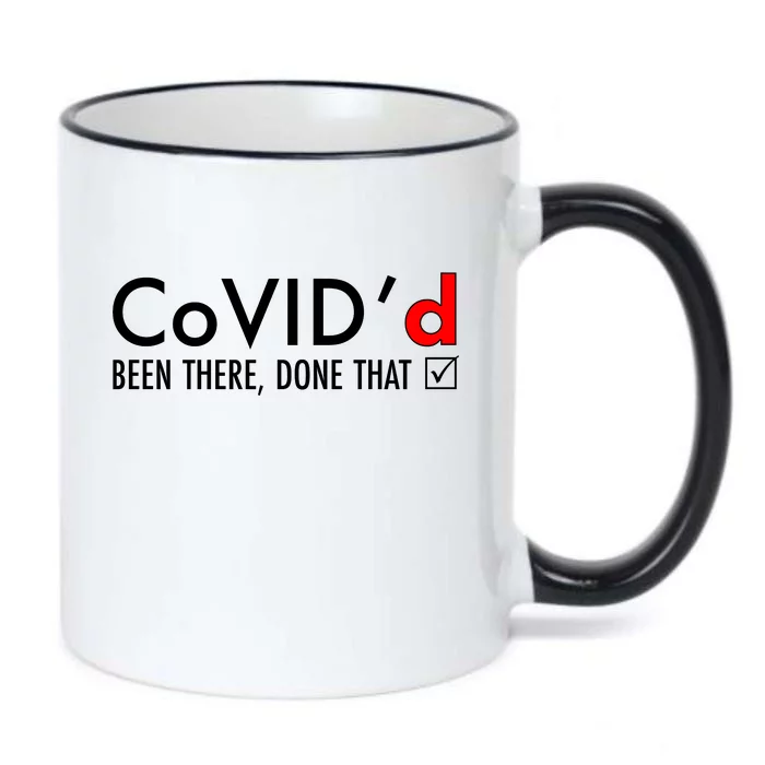 CoVID'd Been There Done That Black Color Changing Mug