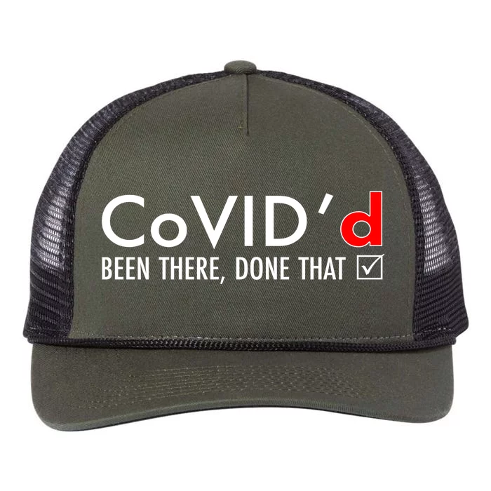 CoVID'd Been There Done That Retro Rope Trucker Hat Cap