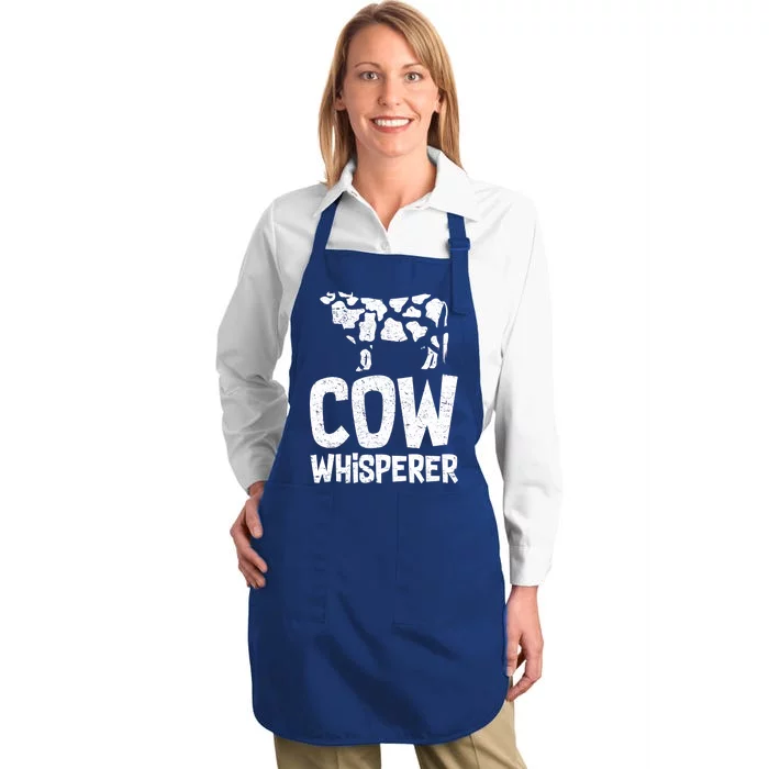 Cow Whisperer Full-Length Apron With Pocket