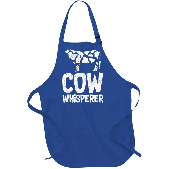 Cow Whisperer Full-Length Apron With Pocket