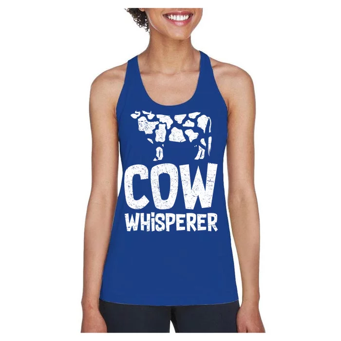 Cow Whisperer Women's Racerback Tank