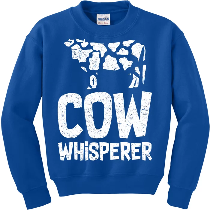 Cow Whisperer Kids Sweatshirt