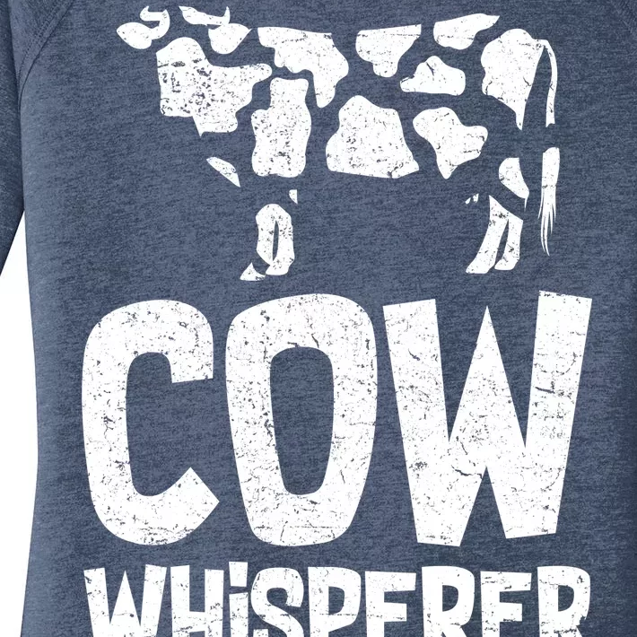 Cow Whisperer Women's Perfect Tri Tunic Long Sleeve Shirt